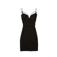 Sukienka czarna na ramiączkach